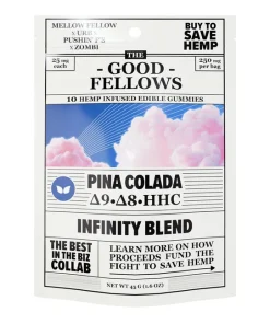 The Good Fellows: Infinity Pina Colada 250mg Gummies